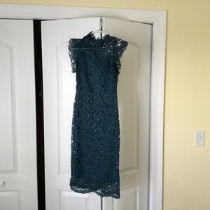 Green Lace Dress size 4